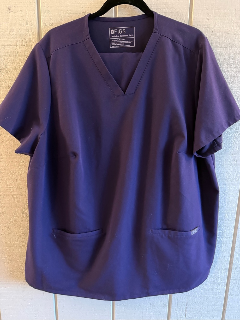 FIGS Purple Scrub Set 4XL Top 4XL Tall Pants Technical Collection